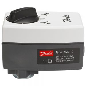 Danfoss электропривод AME 10 082G3005 редукторный, 24В, приводное усилие 300Н