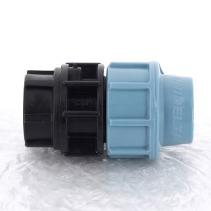 Муфта комбинированная обжим-В для ПНД 32-1/2″ UNIDELTA Deltone | 1004032002 полипропилен