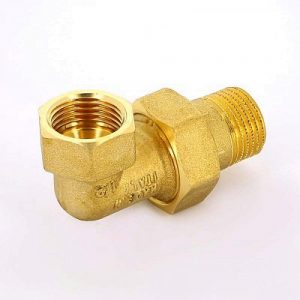 Разъемное соединение угловое НВ 1/2″ с прокладкой O-ring, латунь Uni-Fitt | 10171G000404