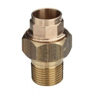 Соединение разъёмное 15×1/2″ Viega 109806 бронза