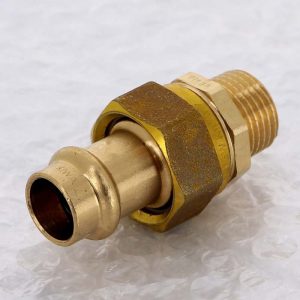 Соединение разъёмное 15×1/2″ Viega 120108 бронза