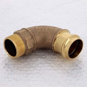 Угол 90° 42×1 Viega 128500 бронза