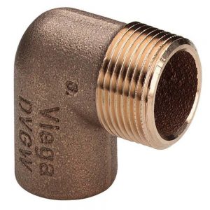 Угол 90° 18×3/4″ Viega 133108 бронза
