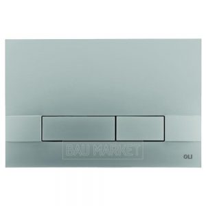 Кнопка смыва OLI Narrow 152941, матовый хром