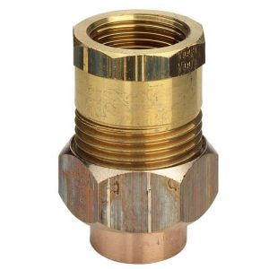 Соединение разъёмное 12×1/2″ Viega 163051 бронза