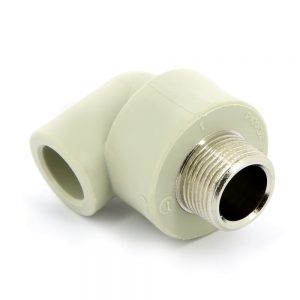 Угол 90 с наружной резьбой 20-3/4″ FV-Plast 216 | 216021 полипропилен