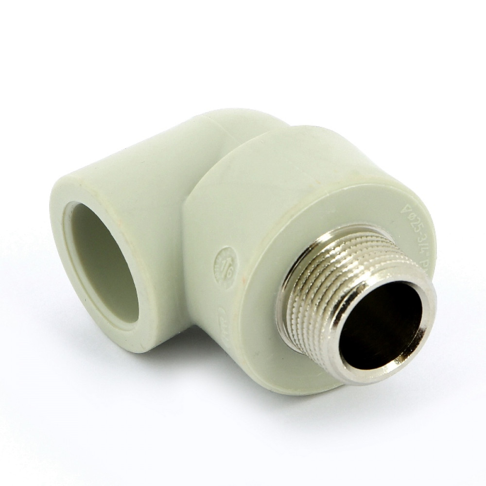 Угол 90 с наружной резьбой 25-3/4″ FV-Plast 216 | 216025 полипропилен