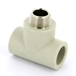 Тройник полипропиленовый с наружной резьбой 25-3/4″-25 FV-Plast 2225 | 222525