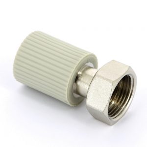 Муфта с накидной гайкой сварка-В 20-3/4″ FV-Plast 2230 | 223021 полипропилен