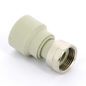 Муфта с накидной гайкой ВР 20 х 3/4″ FV-Plast 2260 | 226025 полипропилен