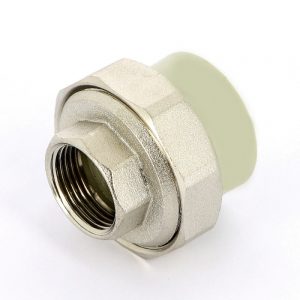 Муфта комбинированная разъемная 32-3/4″ вр FV-Plast 236 | 236132 полипропиленовая