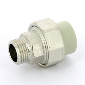 Муфта полипропиленовая (американка) 20 с разъемным соединением 20-1/2″ нр FV-Plast 237 | 237020