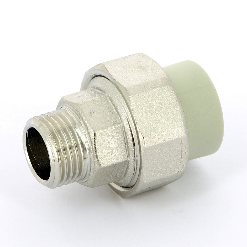 Муфта полипропиленовая (американка) 20 с разъемным соединением 20-1/2″ нр FV-Plast 237 | 237020