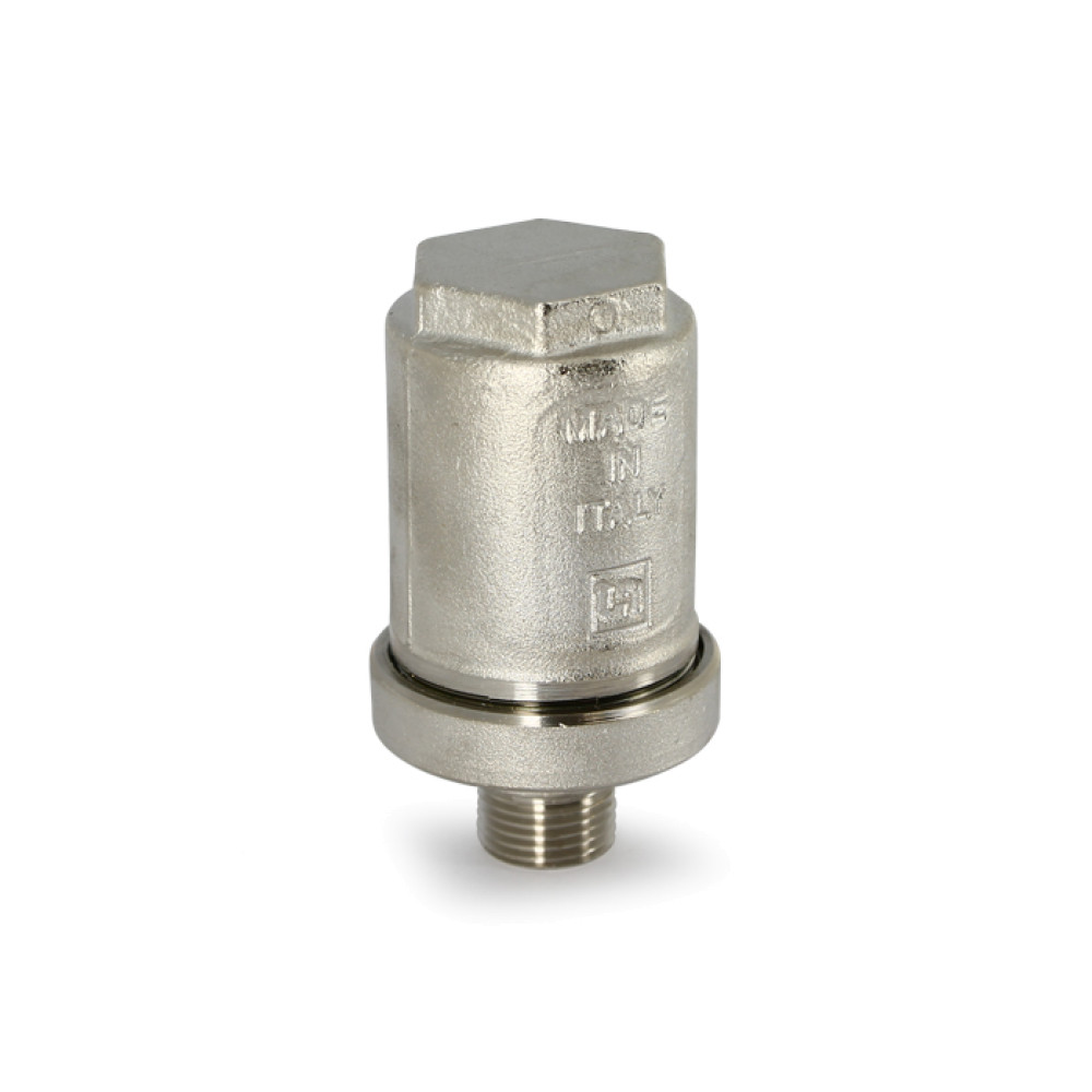 Компенсатор гидроудара Uni-Fitt 260G 1/2` hp Ру10 пружинный | 260N2400 никелированная латунь