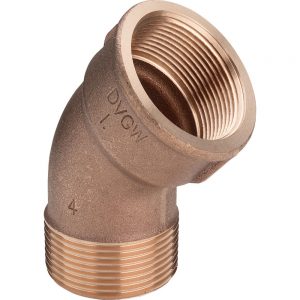Угол 45° 3/4″ Viega 264185 бронза