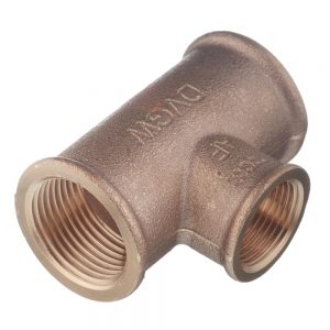 Тройник 1″×3/4″ Viega 264420 бронза