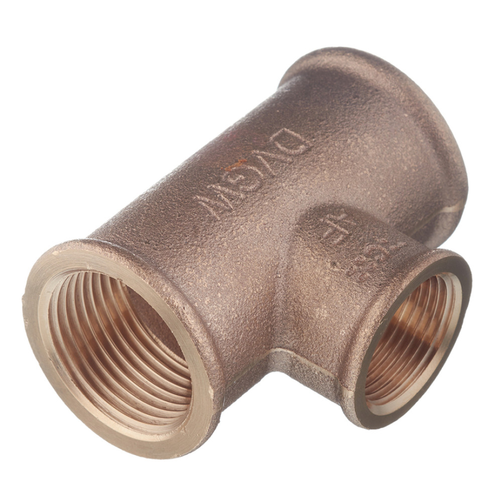 Тройник 1″×3/4″ Viega 264420 бронза