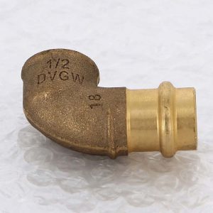Угол 90° 18×1/2″ Viega 281236 бронза
