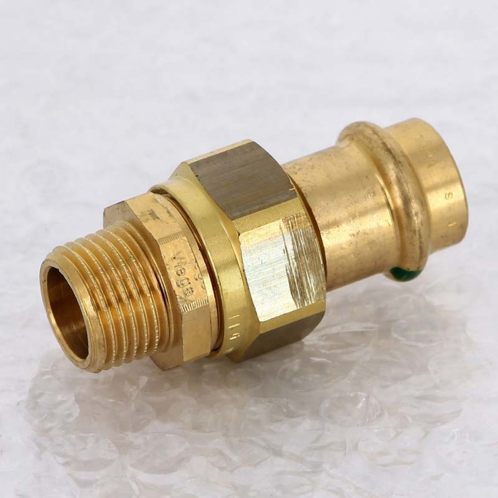 Соединение разъёмное 18×1/2″ Viega 283360 бронза