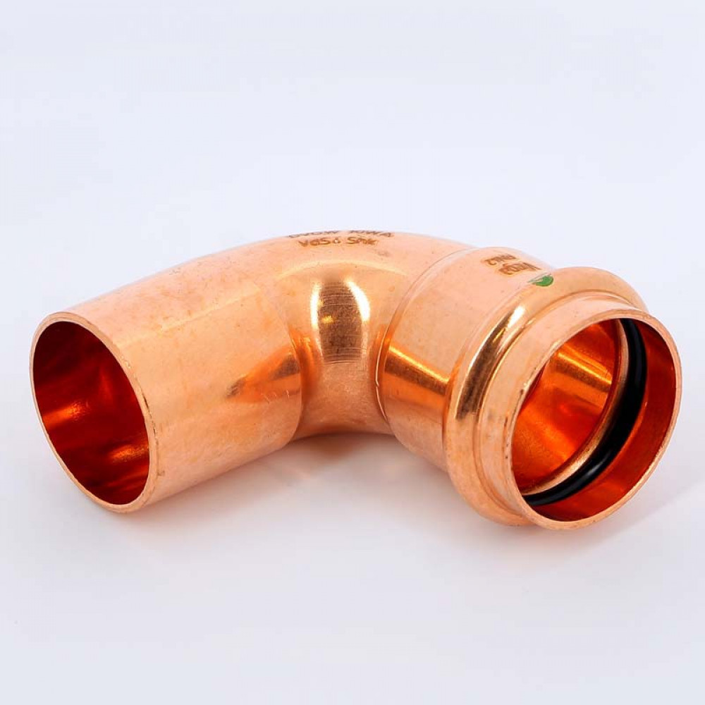 Угол 90° DN 42 Viega 291709 медь