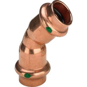 Угол 45° DN 15 Viega 292348 медь