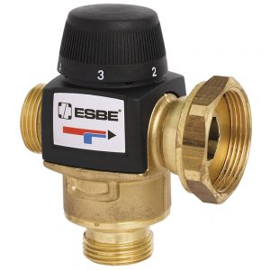 Термостатический смесительный клапан Esbe VTA577 31702300, Ру HP, латунь, Kvs=4.5 с накидной гайкой для котла