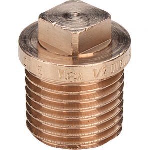 Заглушка с квадратом Viega 320089 бронза