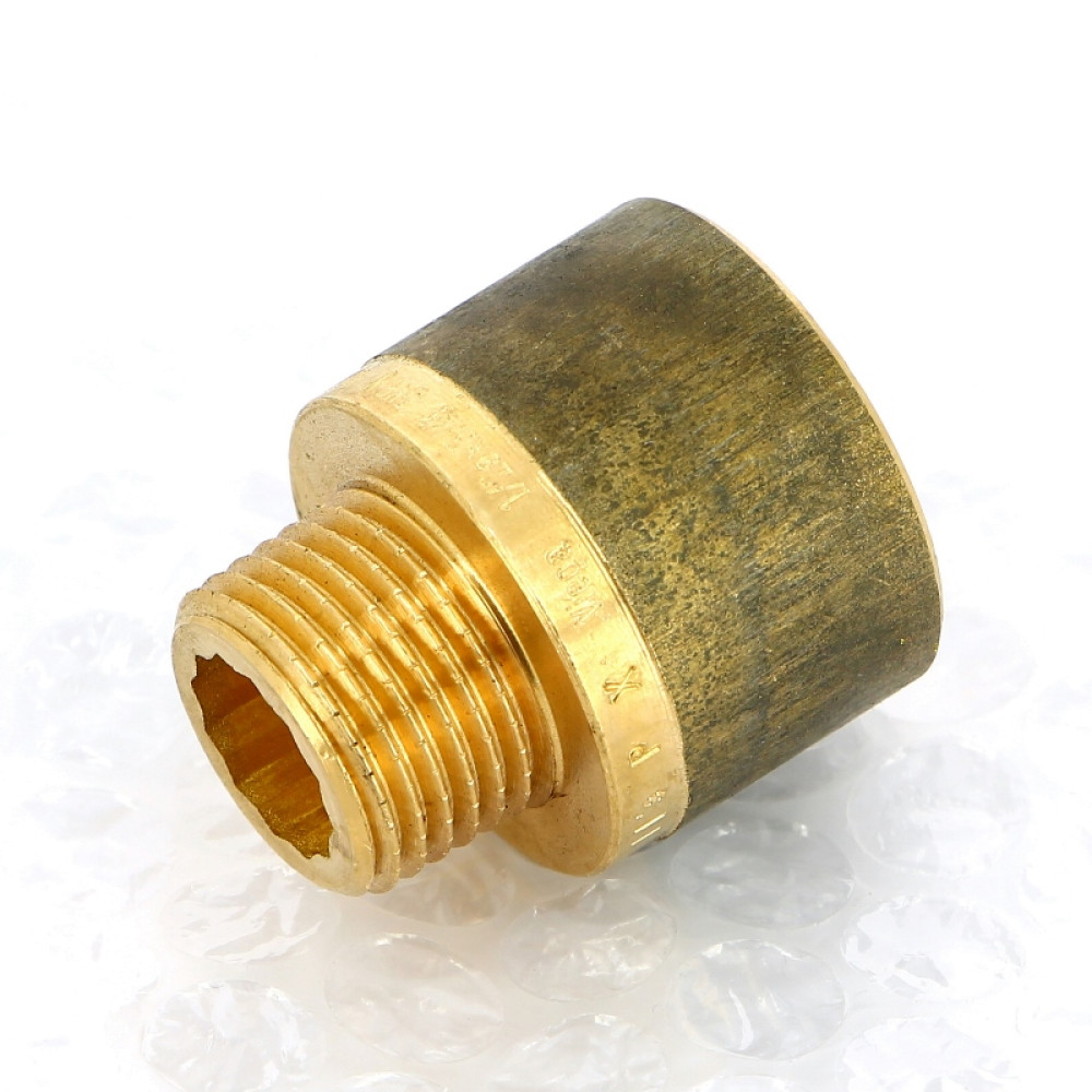 Переходник НВ 1/2″-3/4″ Viega 3242 | 320423 бронза