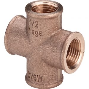Крестовина Viega 320621 бронза