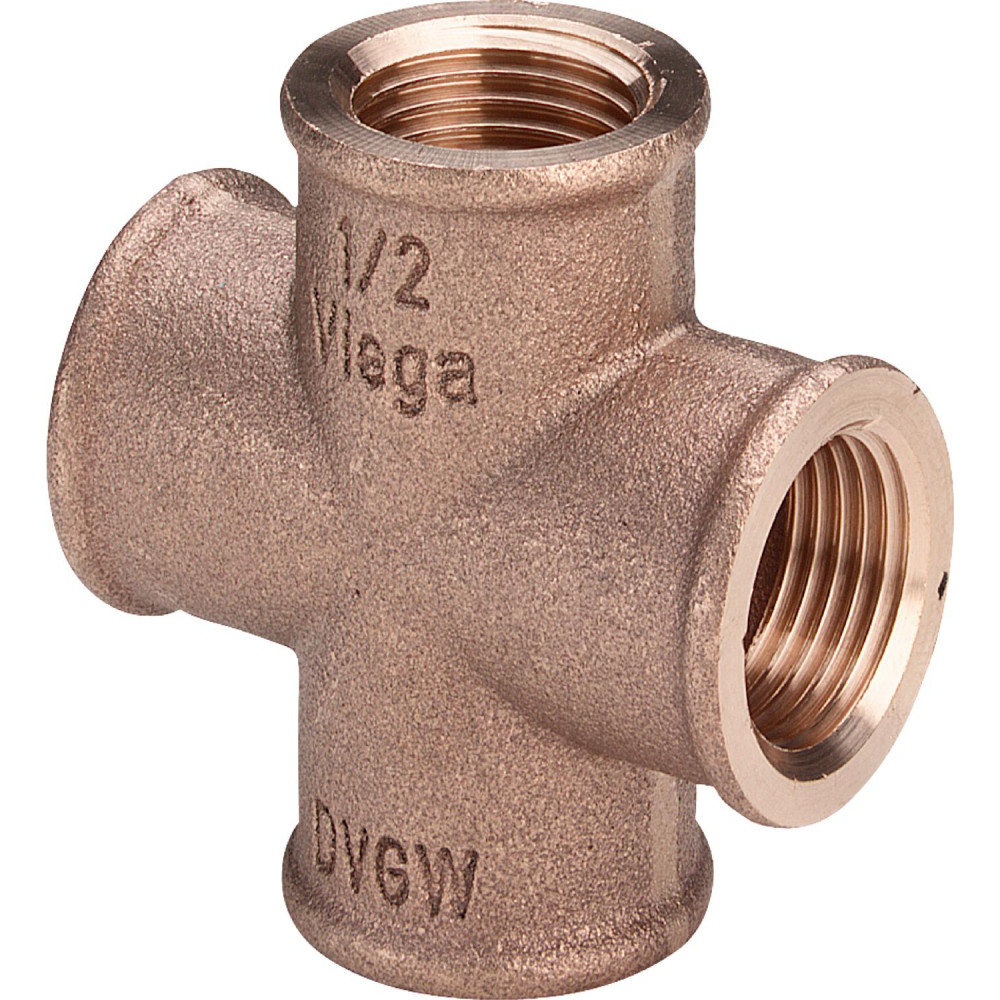Крестовина Viega 320621 бронза