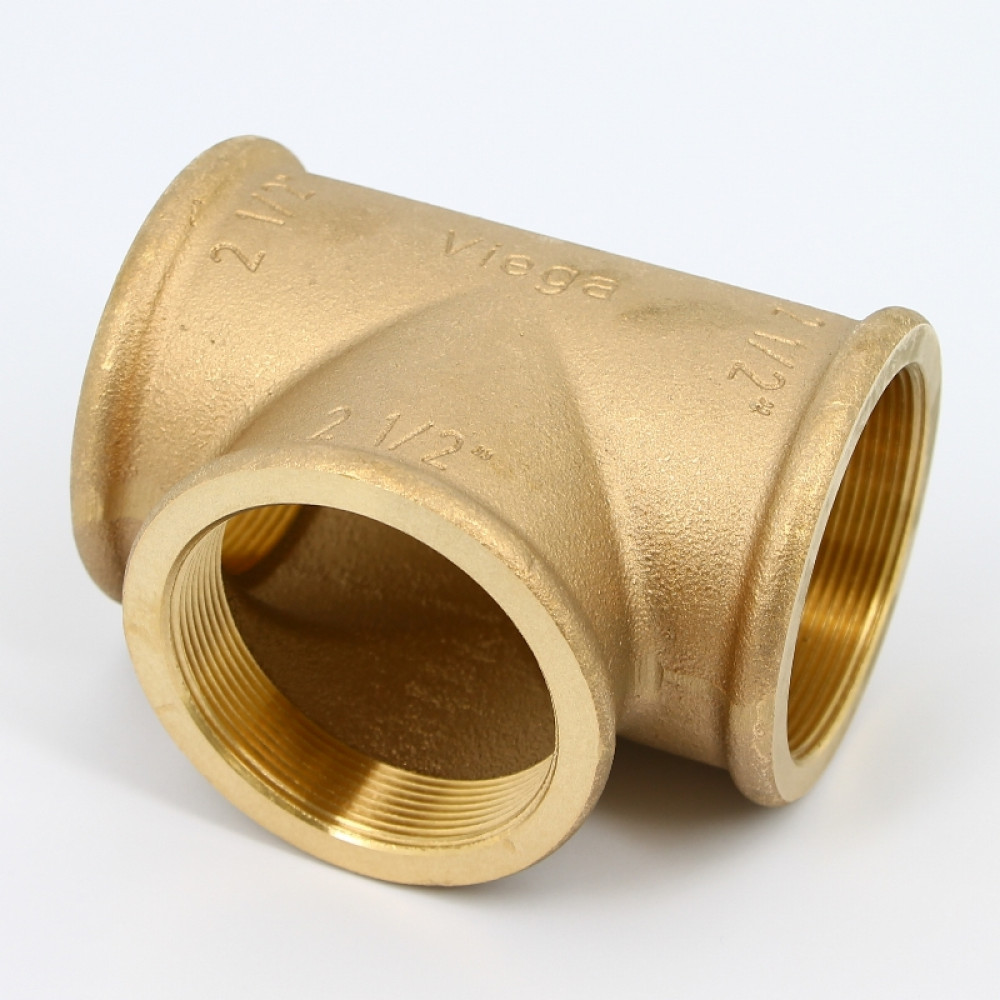 Тройник 2 1/2″ Viega 321734 бронза