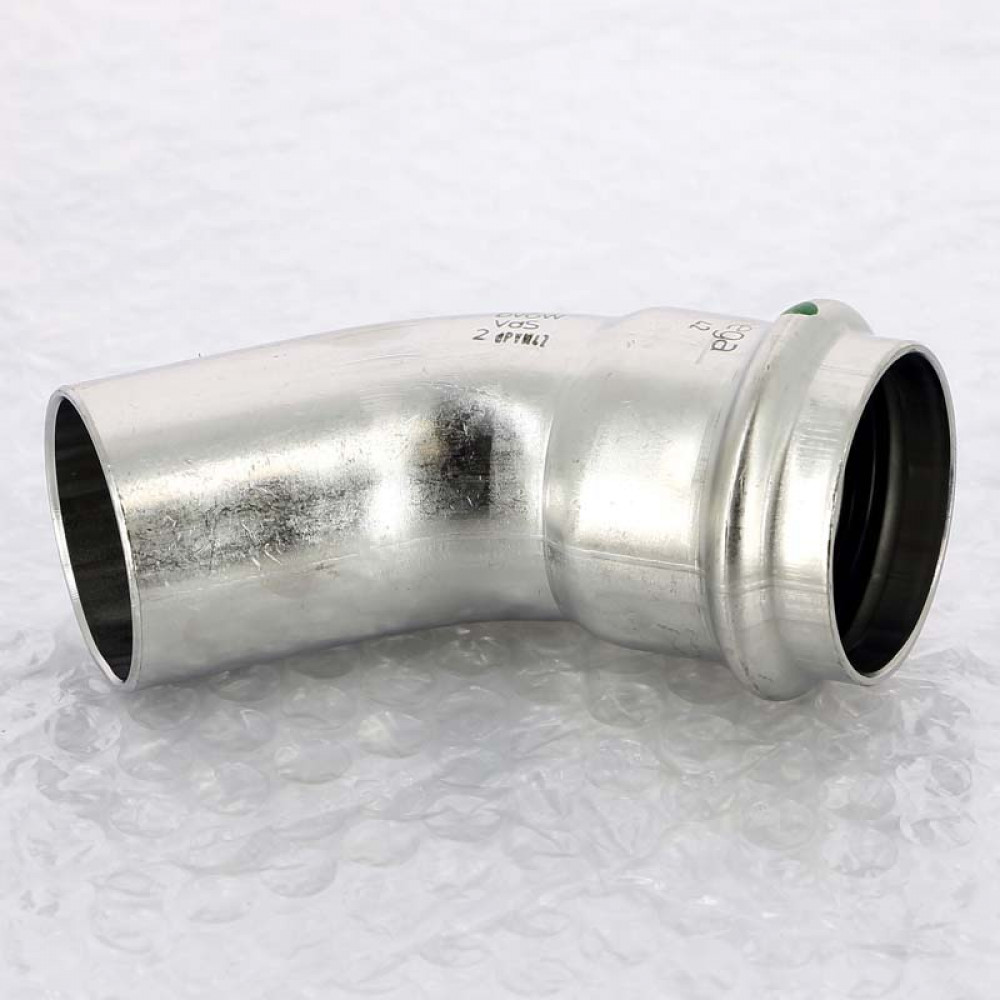 Угол 45° DN 42 Viega 435431 нержавеющая сталь