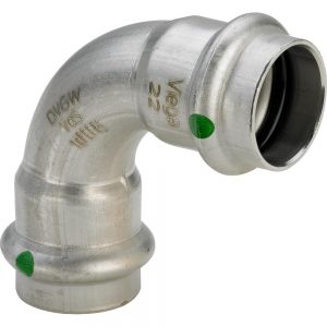 Угол 90° DN 22 Viega 435653 нержавеющая сталь