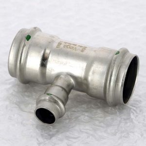 Тройник 35×15 Viega 435981 нержавеющая сталь