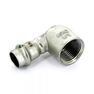 Угол 90° 15×3/4″ Viega 436988 нержавеющая сталь