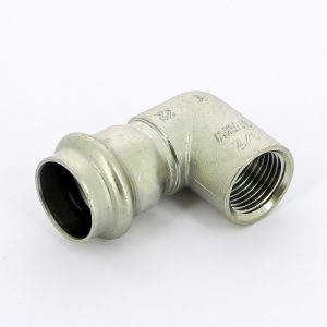 Угол 90° 22×1/2″ Viega 437015 нержавеющая сталь