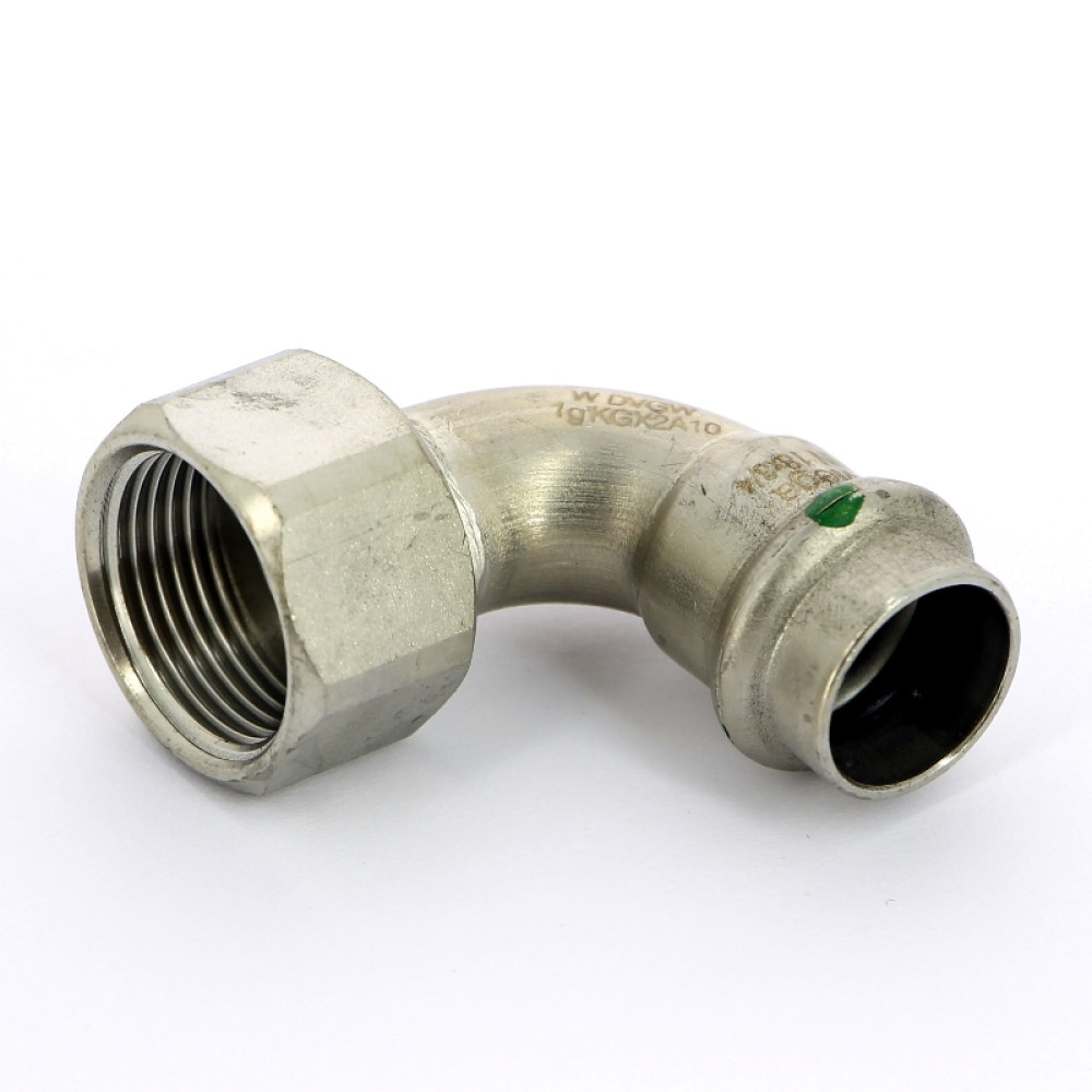 Угол 90° 18×3/4″ Viega 437107 нержавеющая сталь