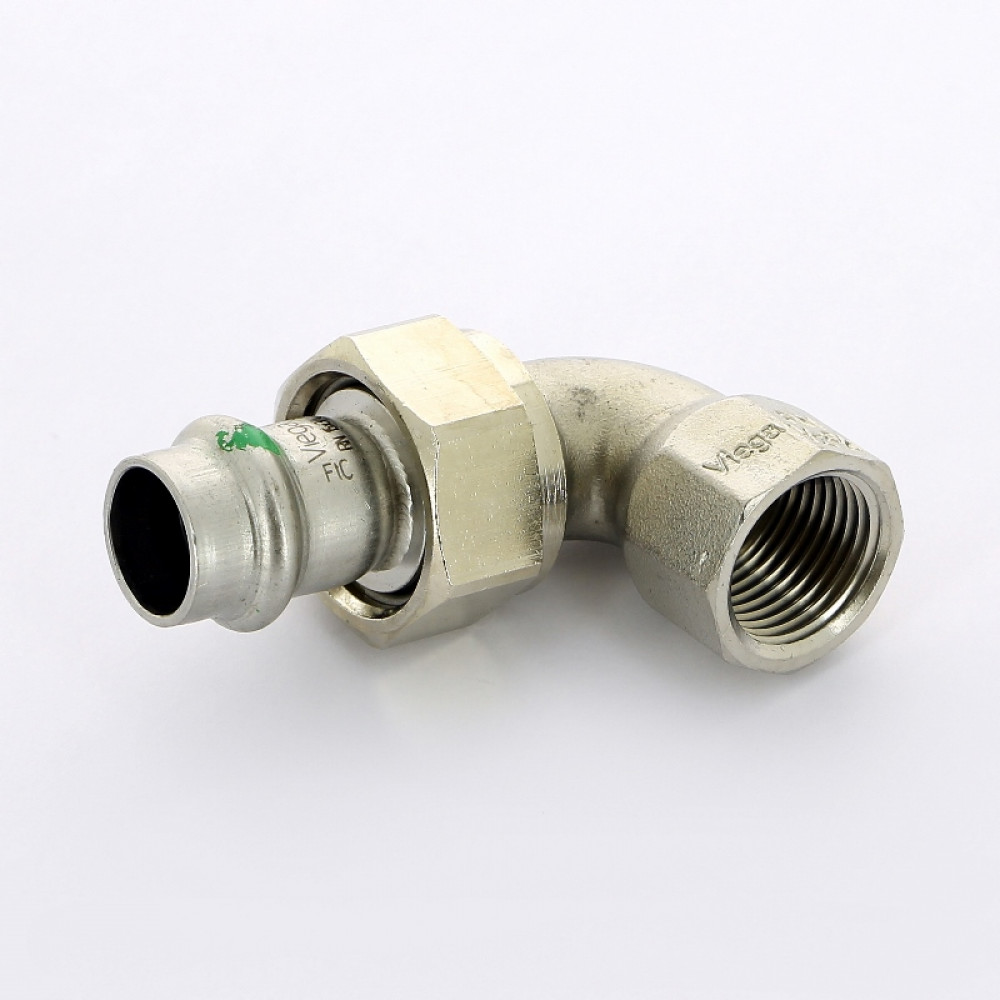 Соединение разъёмное 15×1/2″ Viega 437299 нержавеющая сталь