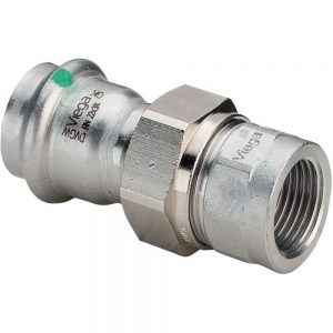 Соединение разъёмное DN 22×3/4″ Viega 437503 нержавеющая сталь