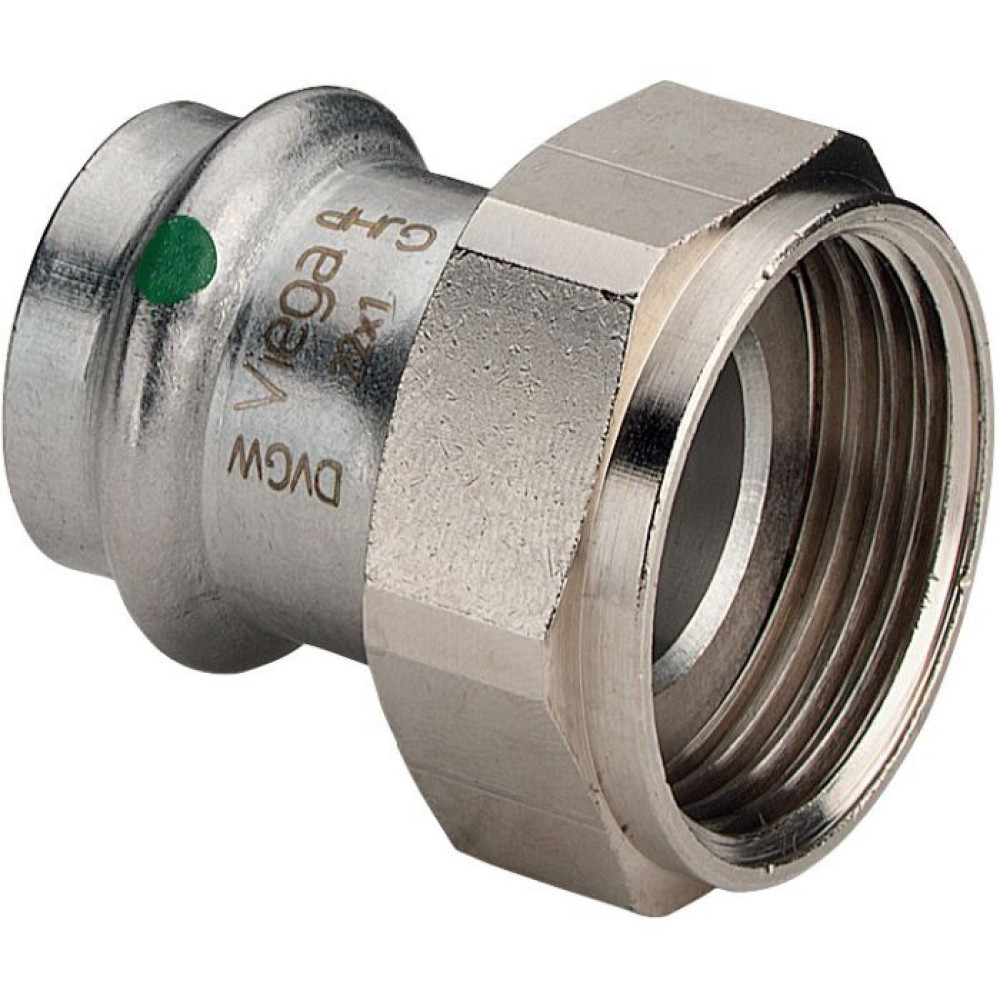 Соединение разъёмное DN 15×1/2″ Viega 437572 нержавеющая сталь