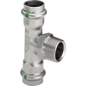 Тройник DN 42×3/4″ Viega 446017 нержавеющая сталь