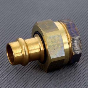 Соединение разъёмное 15×1/2″ Viega 469450 бронза