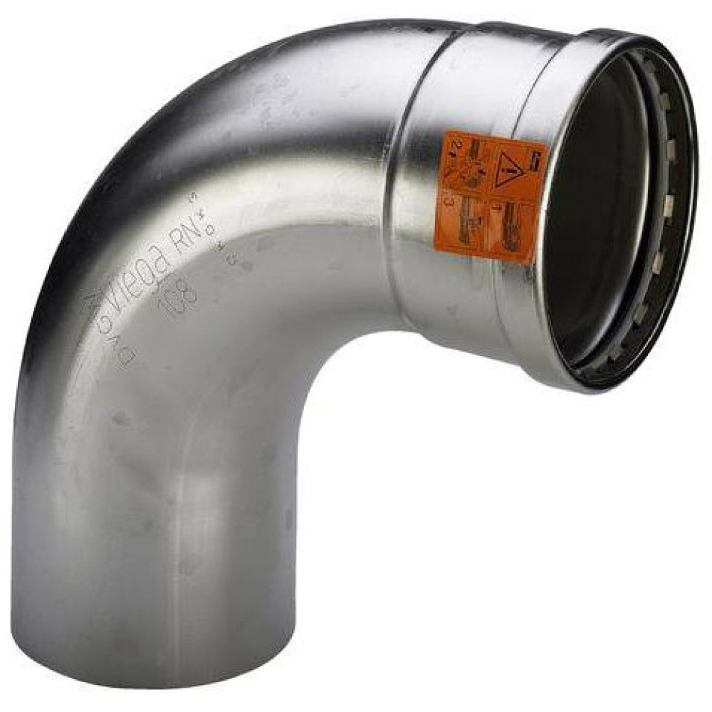 Угол 90° DN 108 Viega 482640 нержавеющая сталь