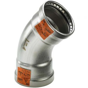 Угол 45° DN 108 Viega 482671 нержавеющая сталь