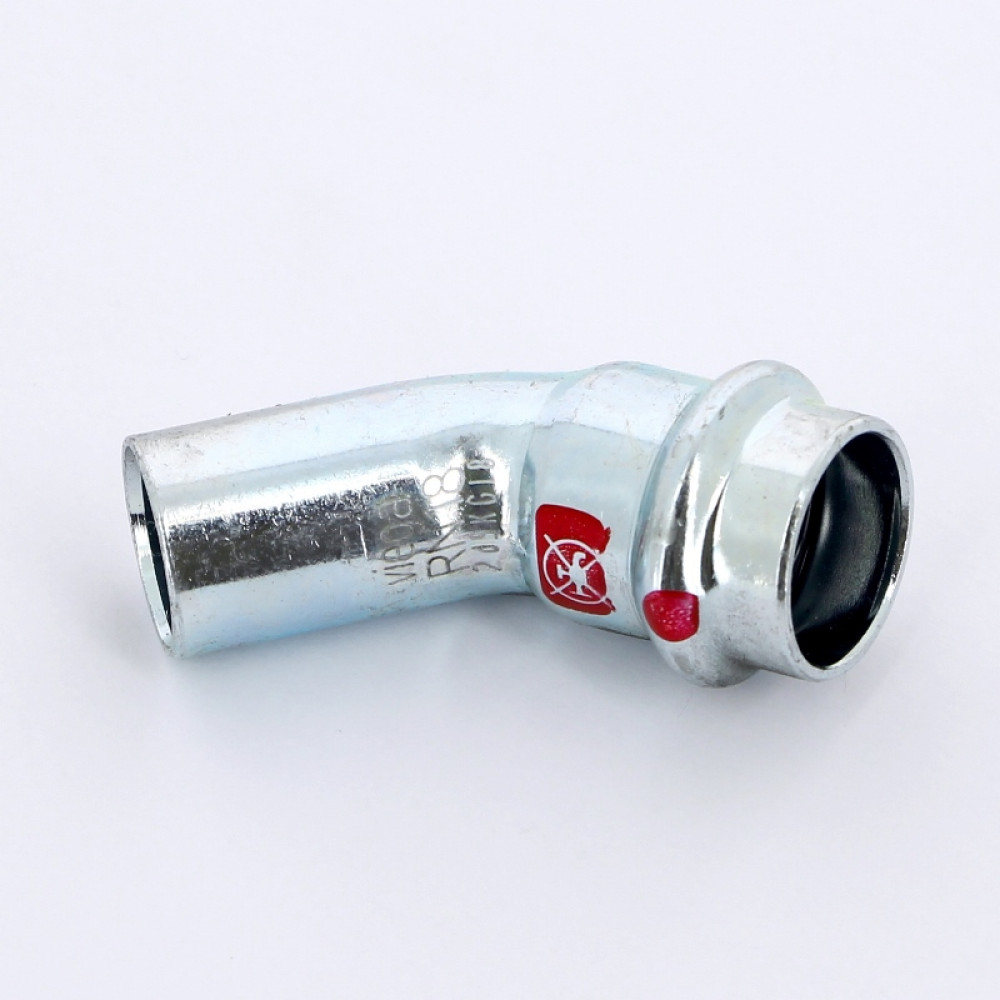 Угол 45° DN 18 Viega 558345 сталь