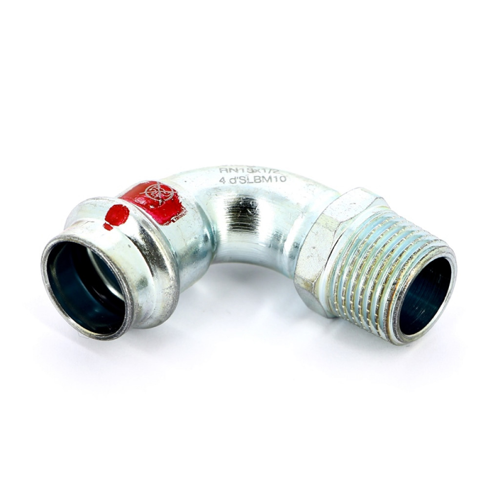 Угол 90° DN 18×1/2″ Viega 558420 сталь