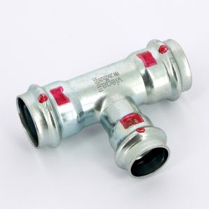 Тройник 28×22 Viega 558734 сталь