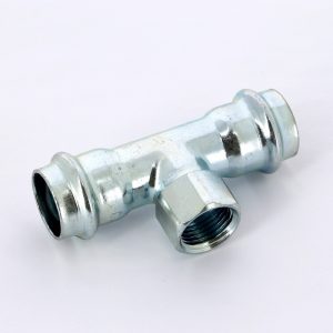 Тройник 22×1/2″ Viega 558901 сталь
