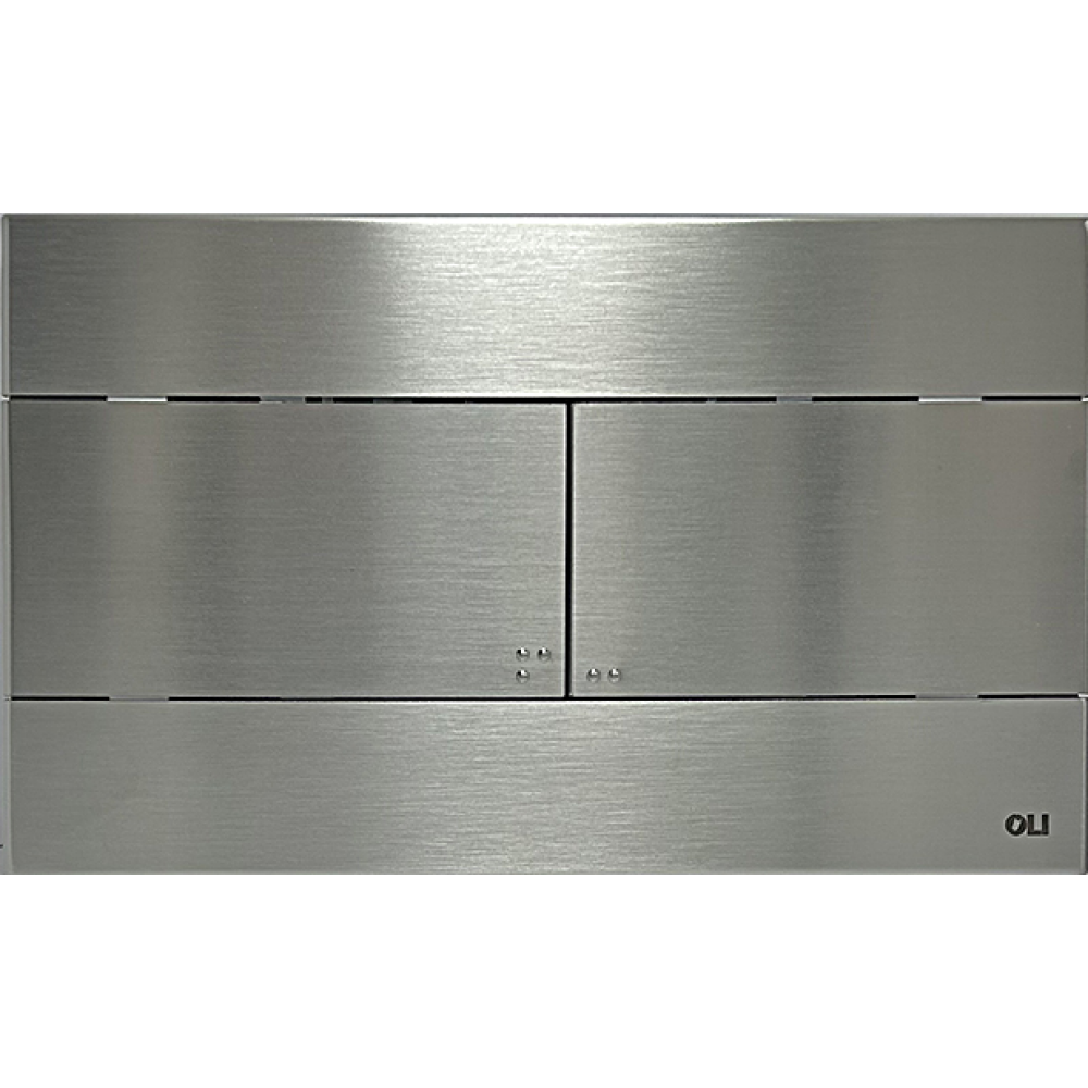 Кнопка смыва OLI SLIM INOX 57141 нержавеющая сталь