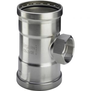 Тройник DN 64×3/4″ Viega 578145 нержавеющая сталь
